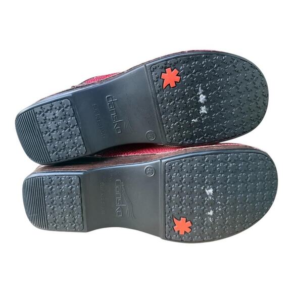 Dansko XP 2.0 Professional Clog Red Leather Women size 40 US 10 - Picture 8 of 8